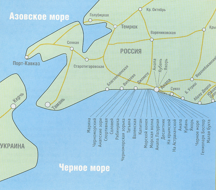 Ижевск анапа карта